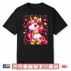Cute Unicorn Heart Valentines Day Girls Kids Valentine Shirt