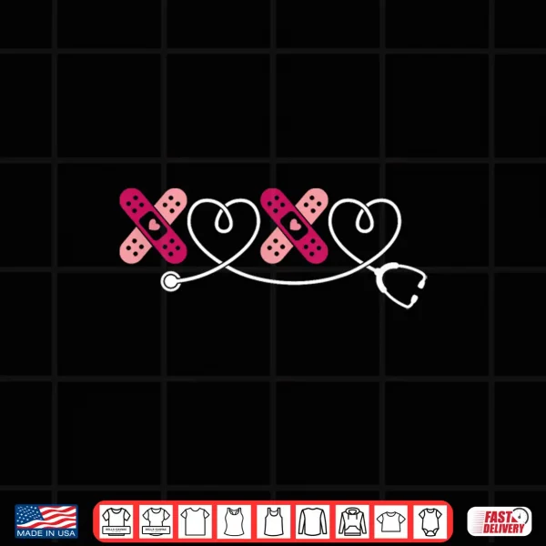 Xoxo Xo Xo Nurse Stethoscope Valentine Men Women Kids Shirt 4 Design Xoxo Xo Xo Nurse Stethoscope Valentine Men Women Kids Shirt