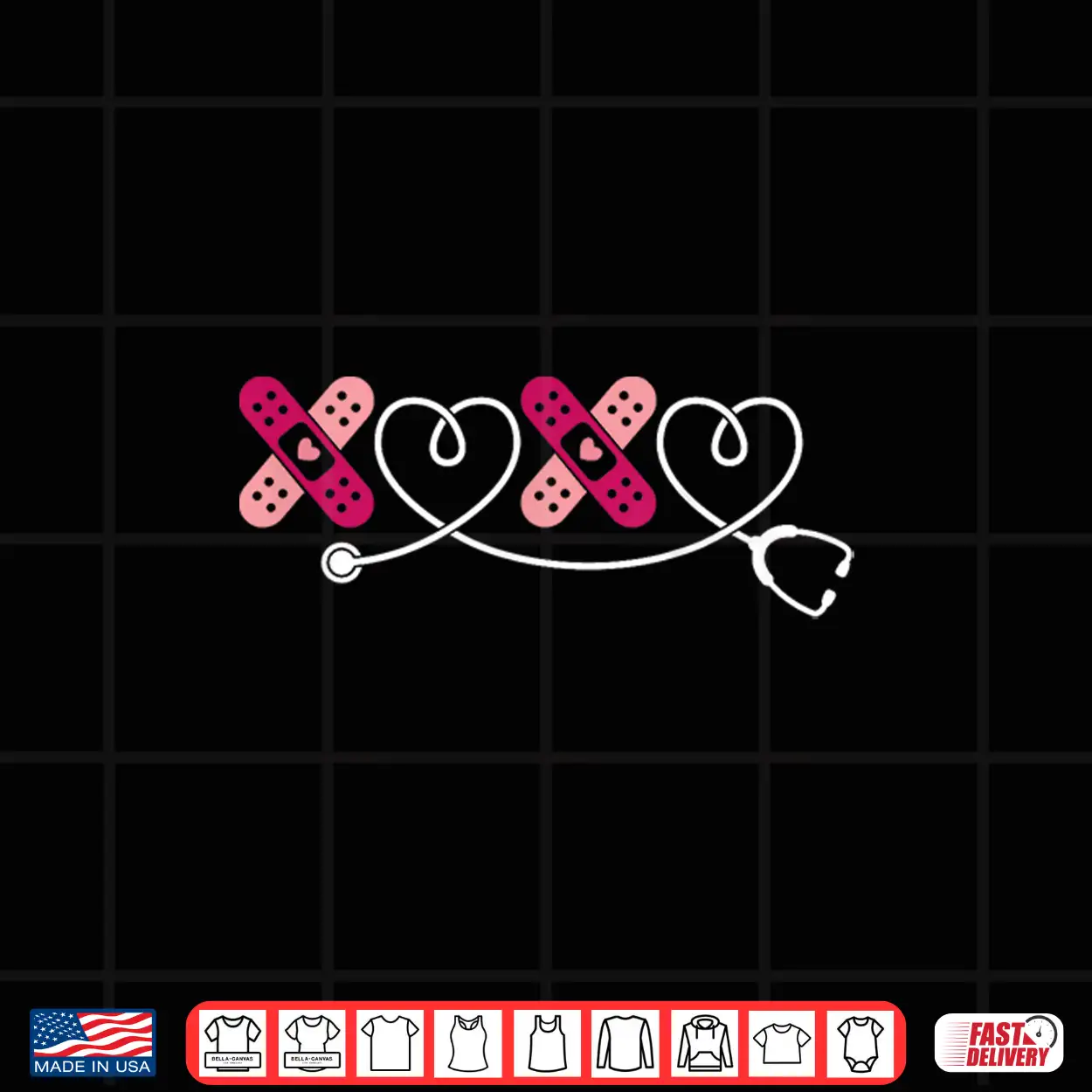 Xoxo Xo Xo Nurse Stethoscope Valentine Men Women Kids Shirt Xoxo Xo Xo Nurse Stethoscope Valentine Men Women Kids Shirt