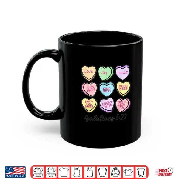 Mug Women Christian Valentine Galatians Conversation Hearts Shirt