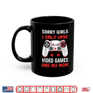 Mug Valentines Day Boys Kids Son Video Games Funny Gamer Hearts Shirt