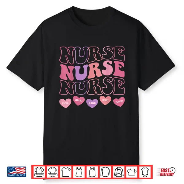 Valentine Er Icu Nicu Rn Nurses Women Retro Nursing Medical Shirt