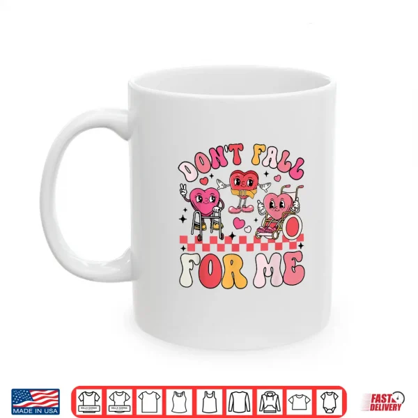 Therapy Team Physical Therapy Ot Valentine Fall Prevention Shirt 3 Mug Therapy Team Physical Therapy Ot Valentine Fall Prevention Shirt