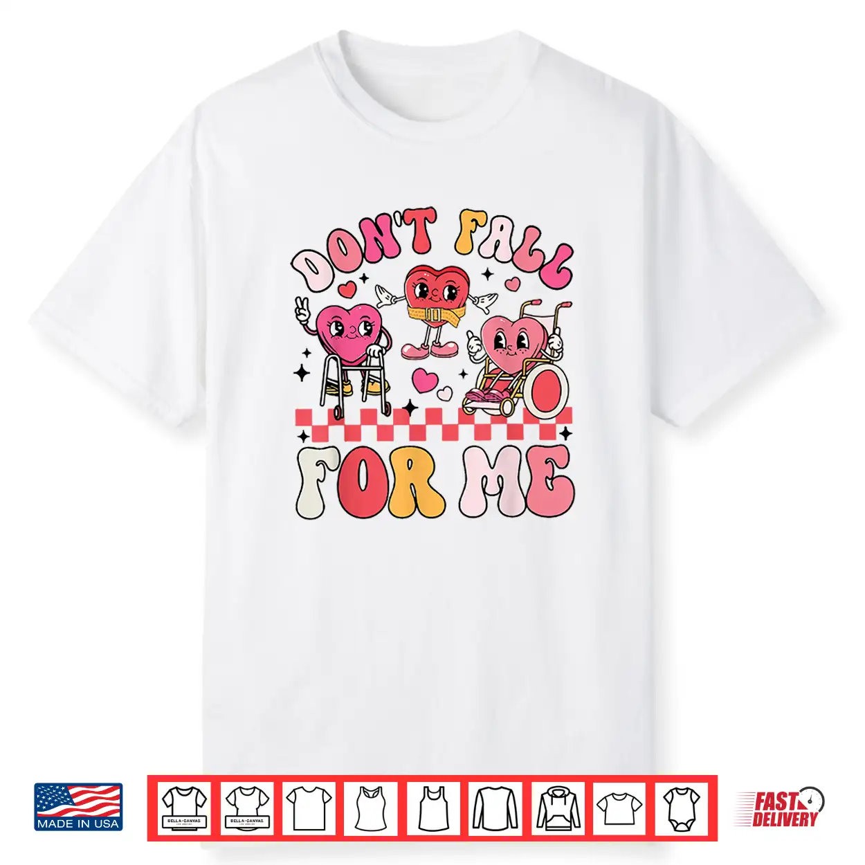 Therapy Team Physical Therapy Ot Valentine Fall Prevention Shirt Therapy Team Physical Therapy Ot Valentine Fall Prevention Shirt