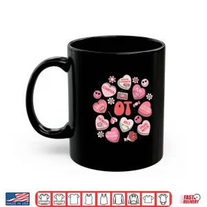 Mug Groovy Occupational Therapy Valentine Ot Conversation Hearts Shirt