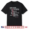 Christian For God Bible Verse Jonh 3 16 Jesus Valentine Shirt