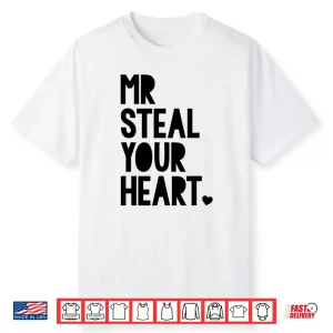 Boys Valentine Shirt Mr Steal Your Heart For Boys Toddlers Shirt