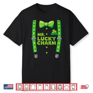 Cute Mr Lucky Charm St Patricks Day Boys Kids Toddlers Shirt