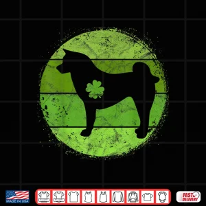 Design Circular Akita Irish Shamrock Gift Dog St PatrickS Day Shirt