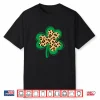Leopard Print Shamrock St Patrick’S Day Shirt