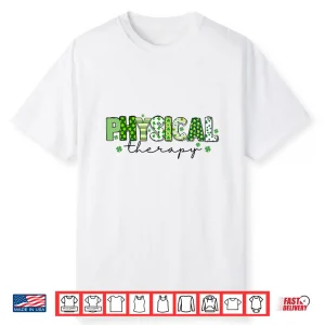 Groovy Physical Therapy Lucky Shamrock St Patrick’S Day Shirt