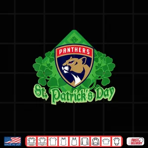 Design Florida Panthers St. PatrickS Day Black Nhl Licensed Shirt
