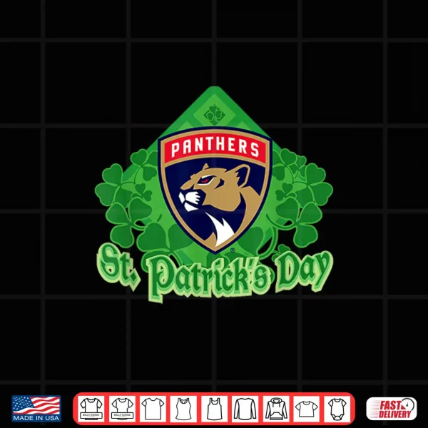 Design Florida Panthers St. PatrickS Day Black Nhl Licensed Shirt