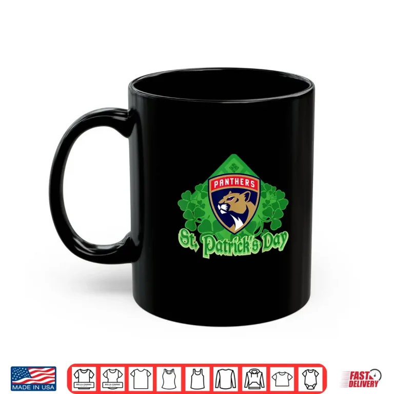Mug Florida Panthers St. PatrickS Day Black Nhl Licensed Shirt