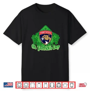 Florida Panthers St. Patrick’S Day Black Nhl Licensed Shirt