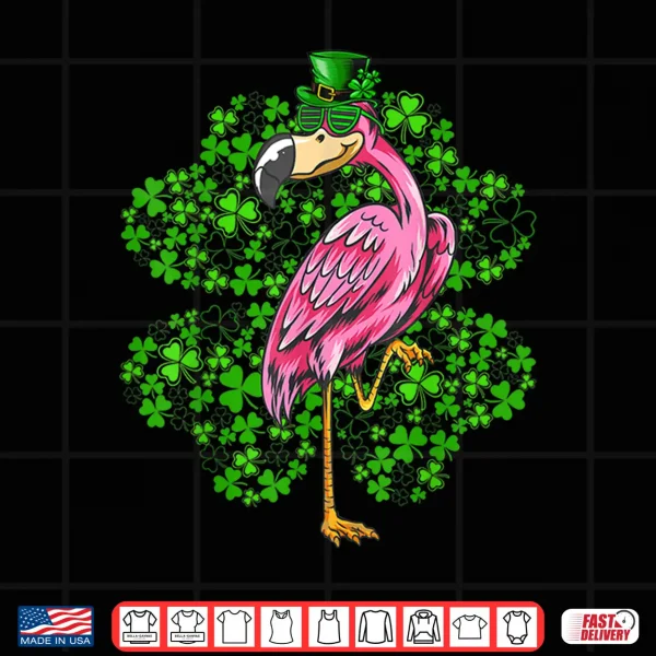 Design Flamingo Bird Lover Men Women Flamingo St PatrickS Day Shirt