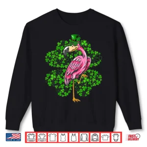 Sweatshirt Flamingo Bird Lover Men Women Flamingo St PatrickS Day Shirt