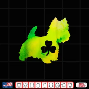 Design Dog Mom Dog Lover St. PatrickS Day Westie Mom Mens Womens Shirt