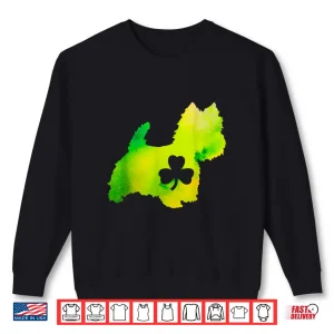 Sweatshirt Dog Mom Dog Lover St. PatrickS Day Westie Mom Mens Womens Shirt