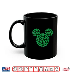 Mug Disney Mickey Mouse Green Clovers St. PatrickS Day Shirt