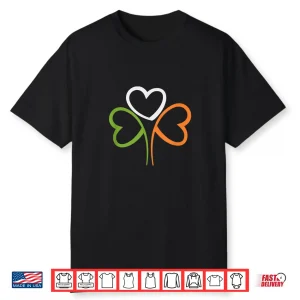 3 Hearts Shamrock Ireland Flag St Patrick’S Day Men Women Shirt