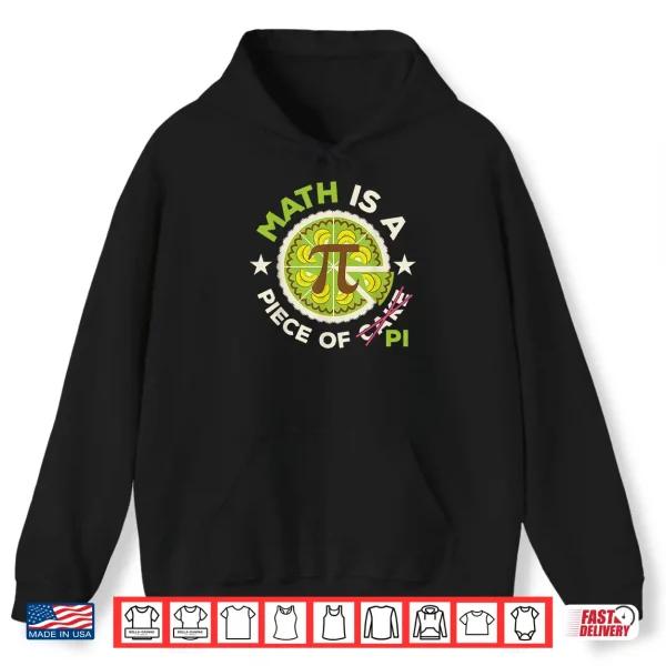 Hoodie Funny Pi Day Shirt Math Teacher 3.14 Pi Symbol Nerd Men Kids Shirt