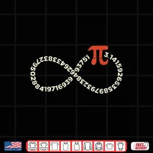 Design Funny Pi Day Shirt Infinity Symbol Math Geek Infinite Sign Shirt