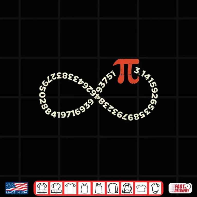 Design Funny Pi Day Shirt Infinity Symbol Math Geek Infinite Sign Shirt