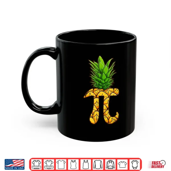 Mug Funny Math Teacher Hawaiian Shirts Pineapple Pi Day Symbol Shirt