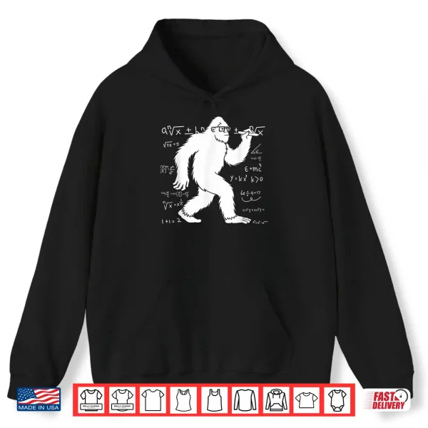 Hoodie Funny Bigfoot Math Pun For Teachers Students Pi Day Shirt