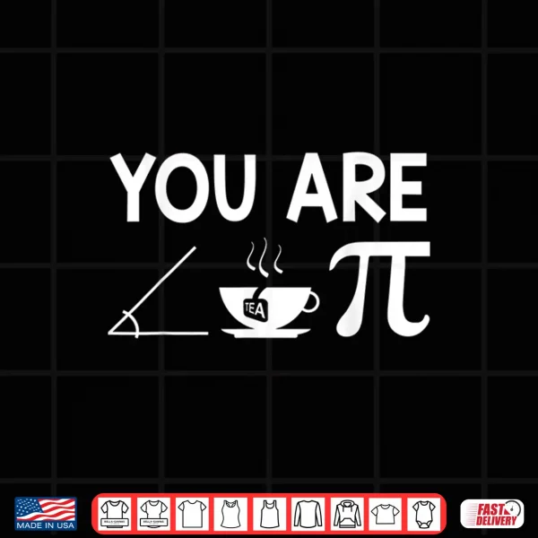 Design Cutie Pie Acute Tea Pie Funny Pi Day Math Teacher Shirt