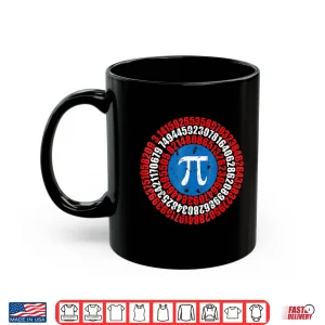 Mug Captain Pi Superhero Shield Funny Math Pi Day Shirt