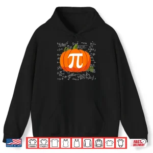 Hoodie Pumpkin Pie Maths Funny Halloween Thanksgiving Pi Day Shirt