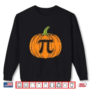 Sweatshirt Pumpkin Pi Symbol Funny Math Nerd Spooky Halloween Pi Day Shirt