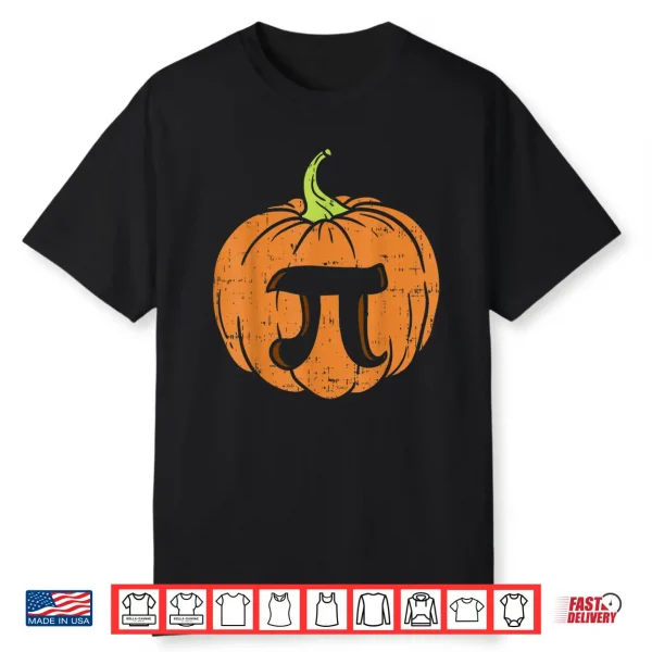 Pumpkin Pi Math Shirt Halloween Thanksgiving Pie Day Costume Shirt