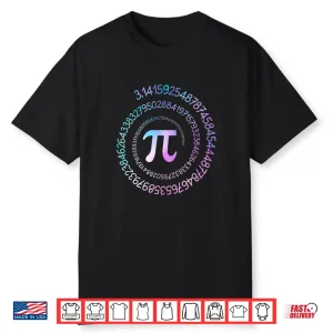 Pi Day Math Nerd Geek 3.1415 Irrational Number Pi Symbol Shirt