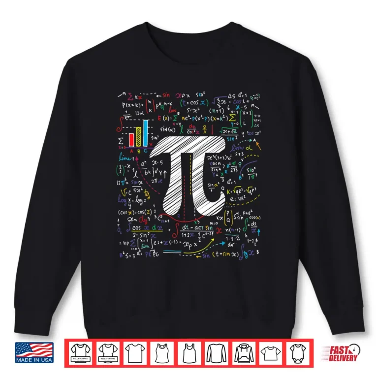 Sweatshirt Pi Day Math Equation Shirt Math Teacher Student Geek Gifts