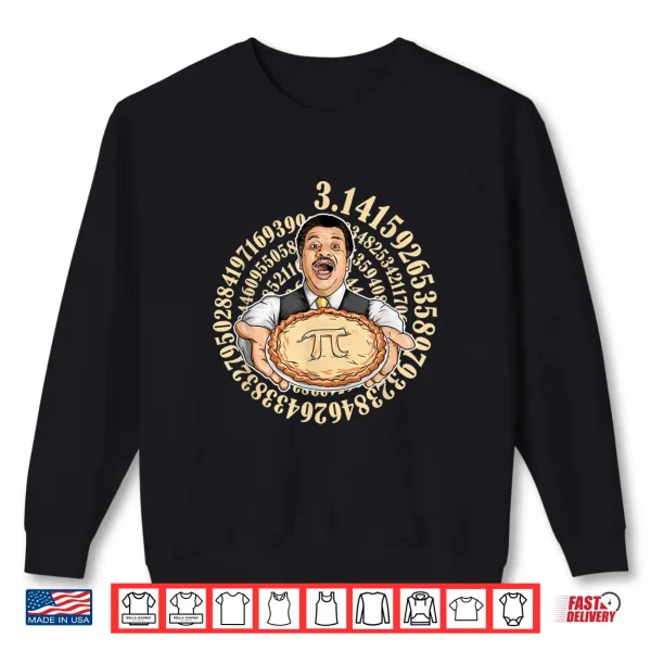 Sweatshirt Neil Degrasse Tyson Pi Day Shirt