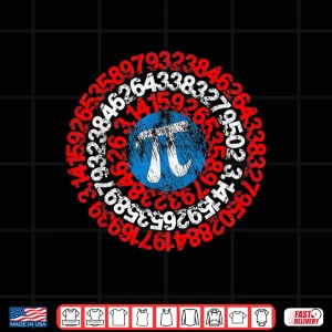 Design Mathematician Captain Pi Superhero Math Nerd Geek Pi Day Shirt