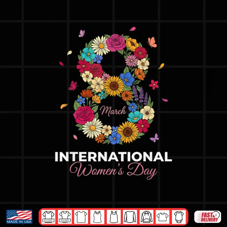 Design International WomenS Day 2026 8 March Floral Shirt