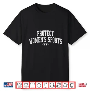 Protect Women’S Sports Day College Letter Style Athletes Shirt