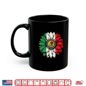 Mug Mexican Independence Day Tee Mexico Sunflower Flag WomenS Shirt