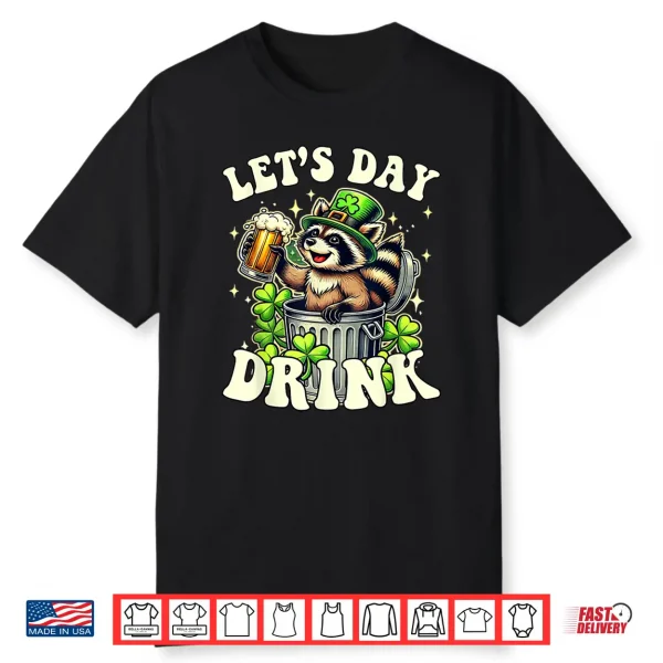 Lets Day Drink Vintage St Patrick’S Day Women’S Lucky Shirt
