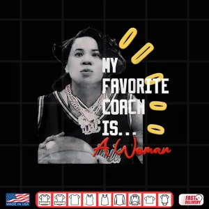 Design Official Dawn Staley My Favorite Coach is A Woman Apparel Shirt