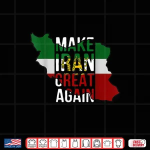 Design Iranian Shirt Make Iran Great Again Emblem of Iran MIGA Shirt