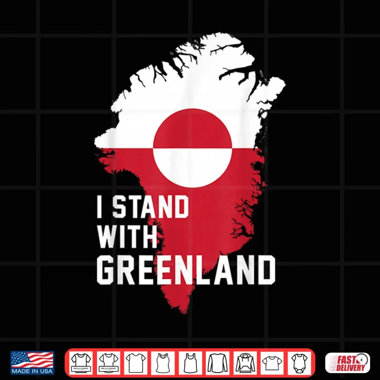Design I Stand with Greenland Support Greenlanders Shirt