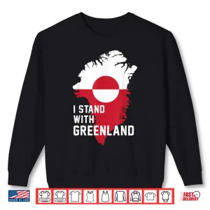 Sweatshirt I Stand with Greenland Support Greenlanders Shirt