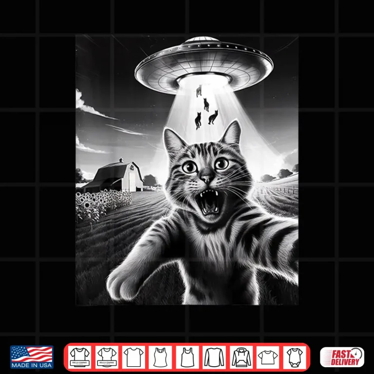 Design Cat UFO Aliens Sarcastic Humor Sayings Sarcasm Quotes Shirt