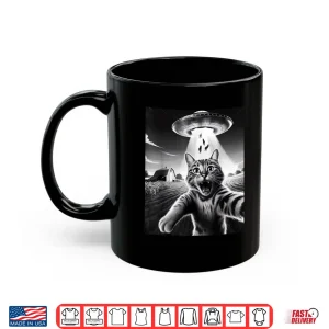 Mug Cat UFO Aliens Sarcastic Humor Sayings Sarcasm Quotes Shirt