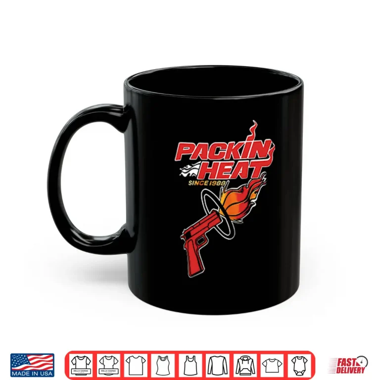 Mug Miami Heat Packin Heat Since 1988 Shirt